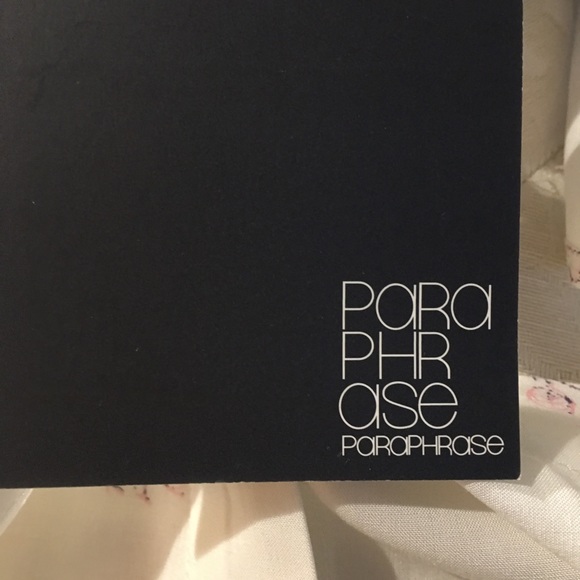 NWT paraphrase sleeveless button down top Sz M - Picture 4 of 4